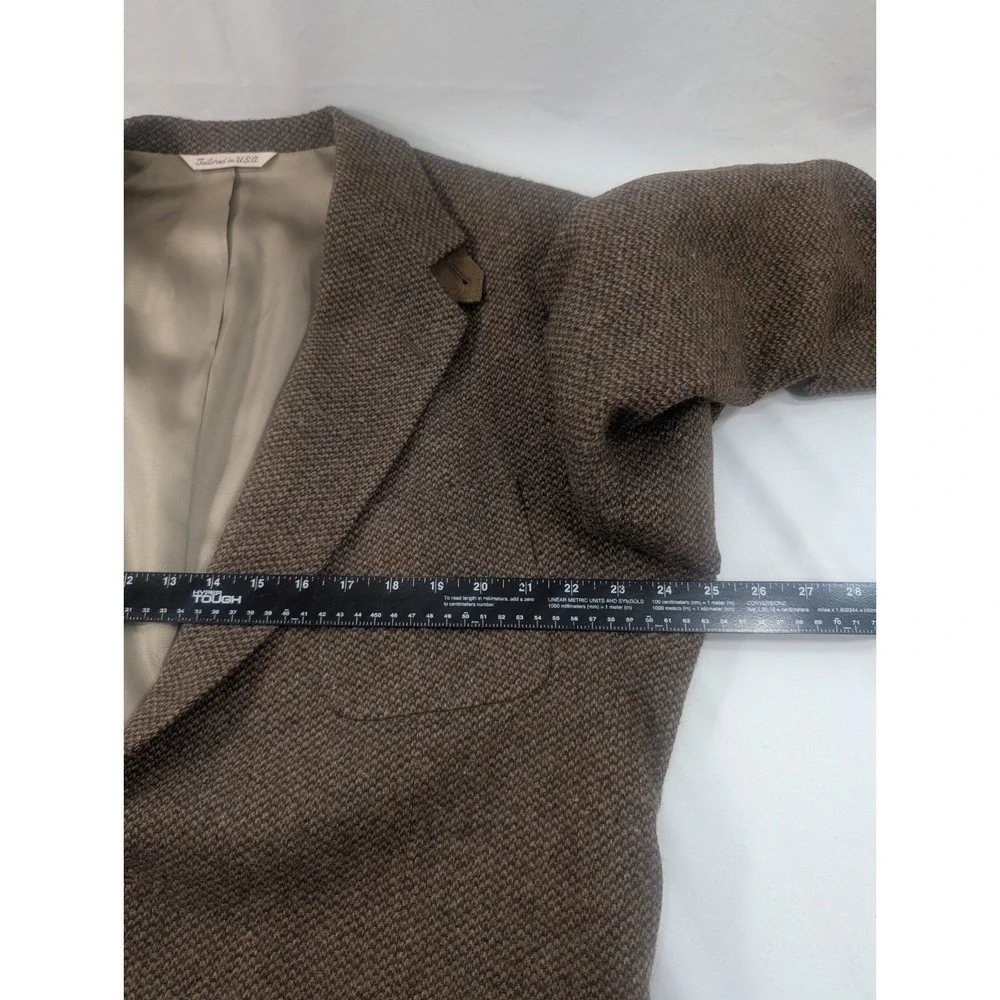 Stafford Blazer Sports Suit Jacket Tweed BirdEye Hopsack Confetti 46L 50